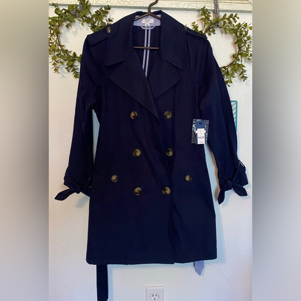 NWT Crown & Ivy Trench Coat
